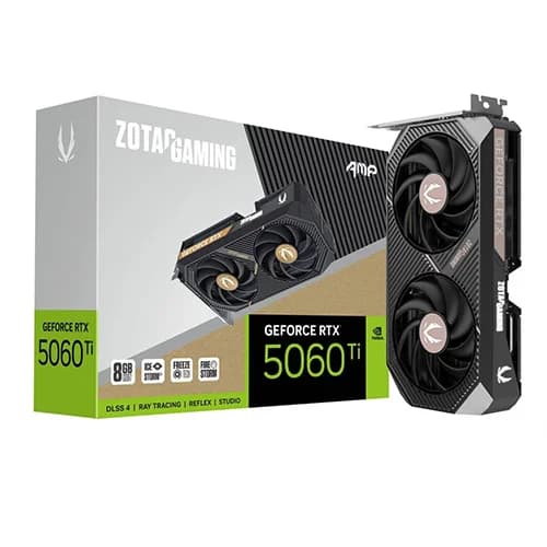 ZOTAC Gaming RTX 5060 Ti AMP 8GB GDDR7 Graphics Card